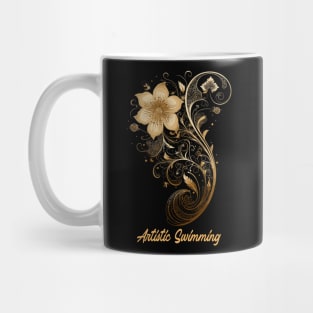 artistic swimming, synchronized swimming, golden dancers v8 Mug